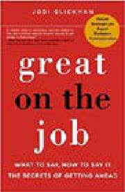 Great on the Job by Glickman