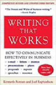 Writing That Works by Roman & Raphaelson